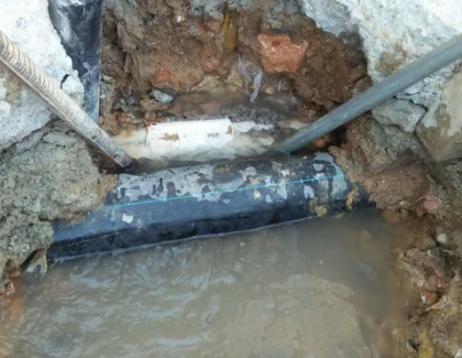 庄河测漏水之水管漏水